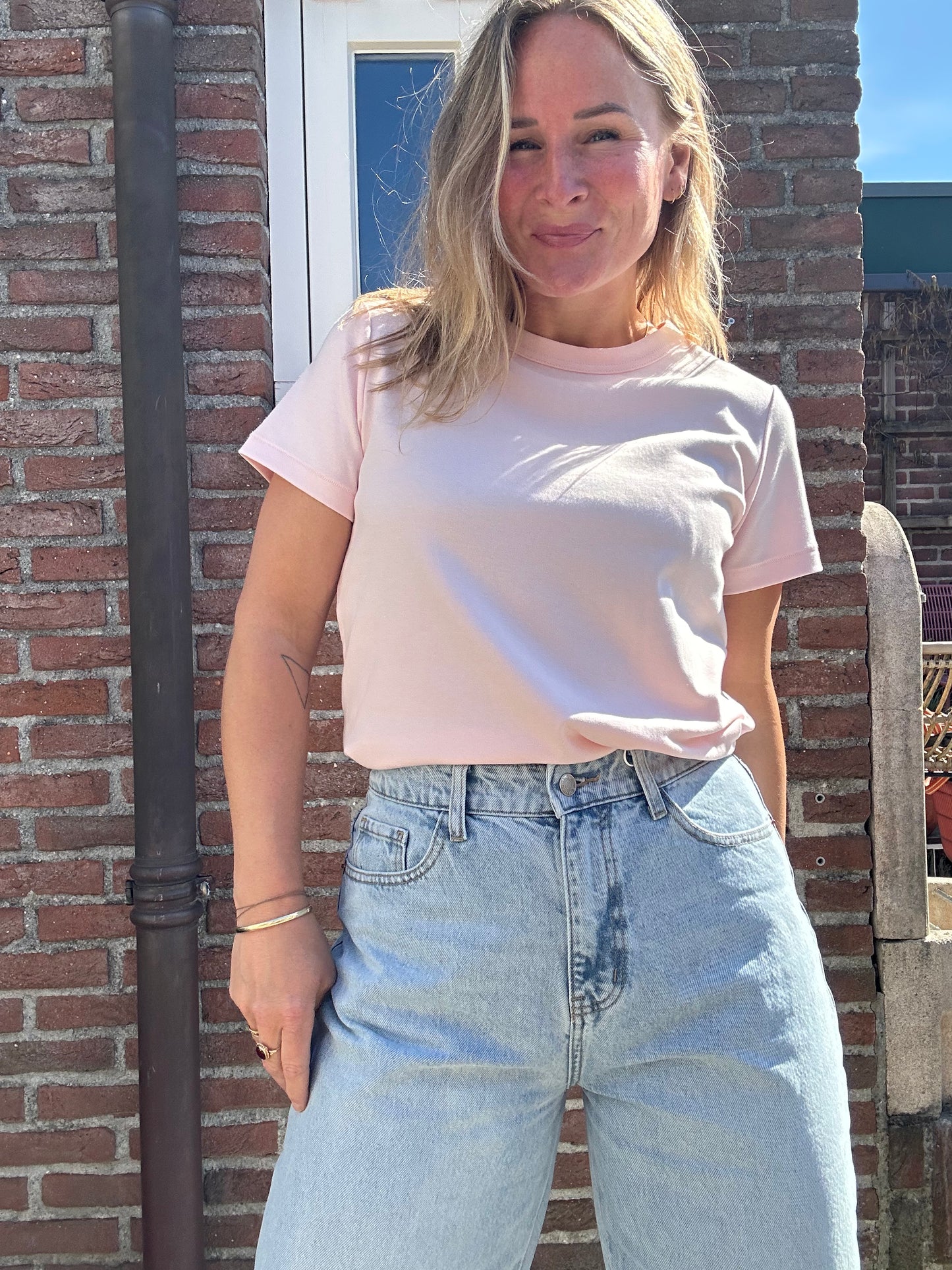 Oni - zacht shirtje roze