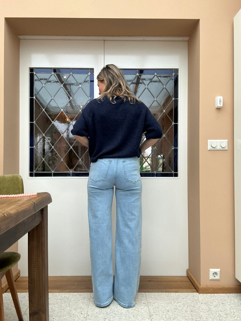 Berna - jeans wideleg licht