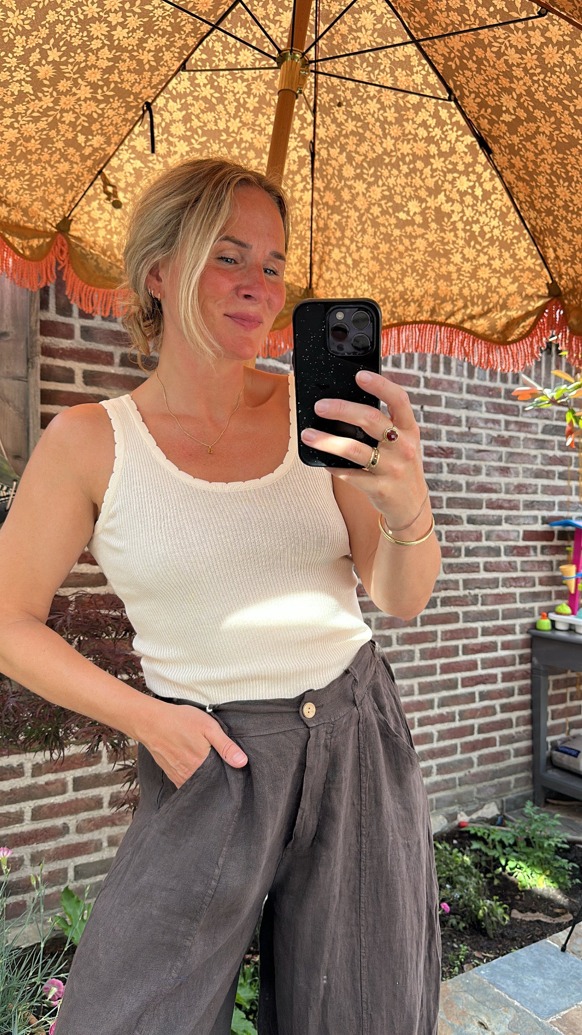 Gigi - hemdje beige
