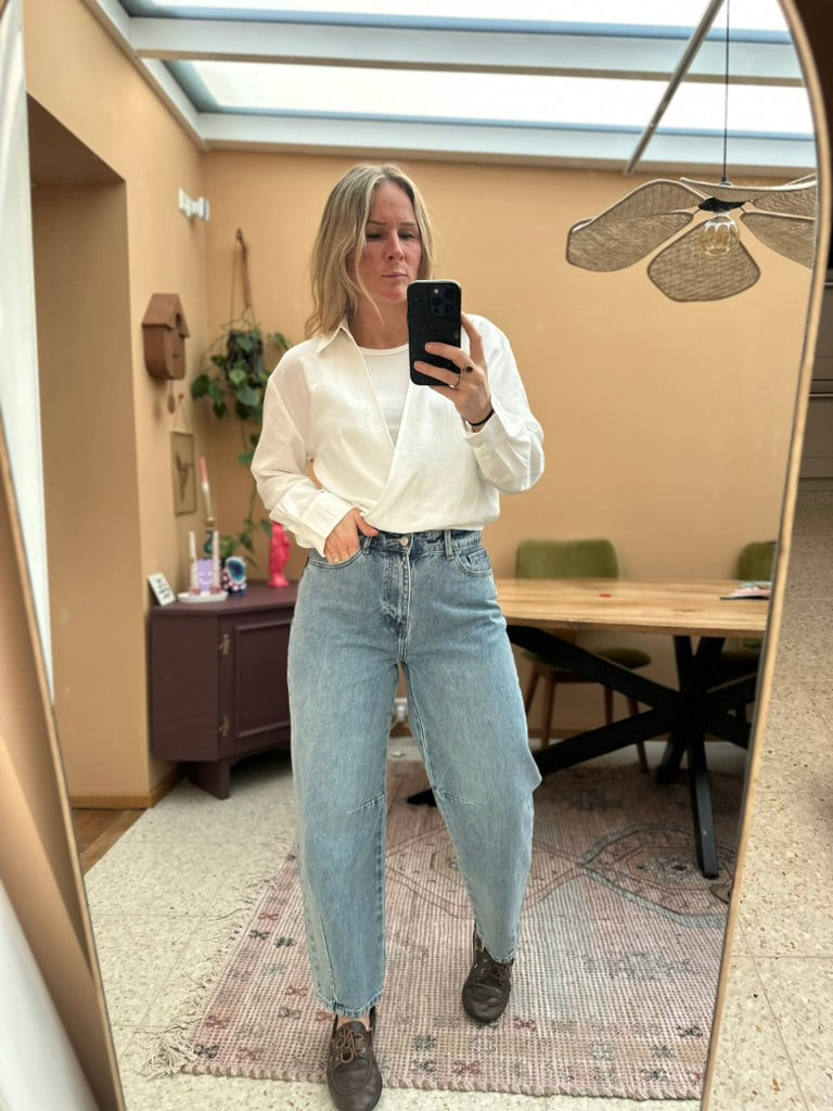 Dounya - witte blouse met topje
