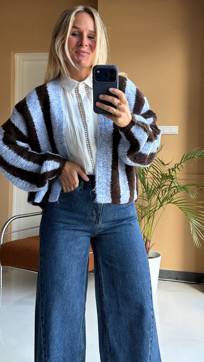 Jade - vest streep