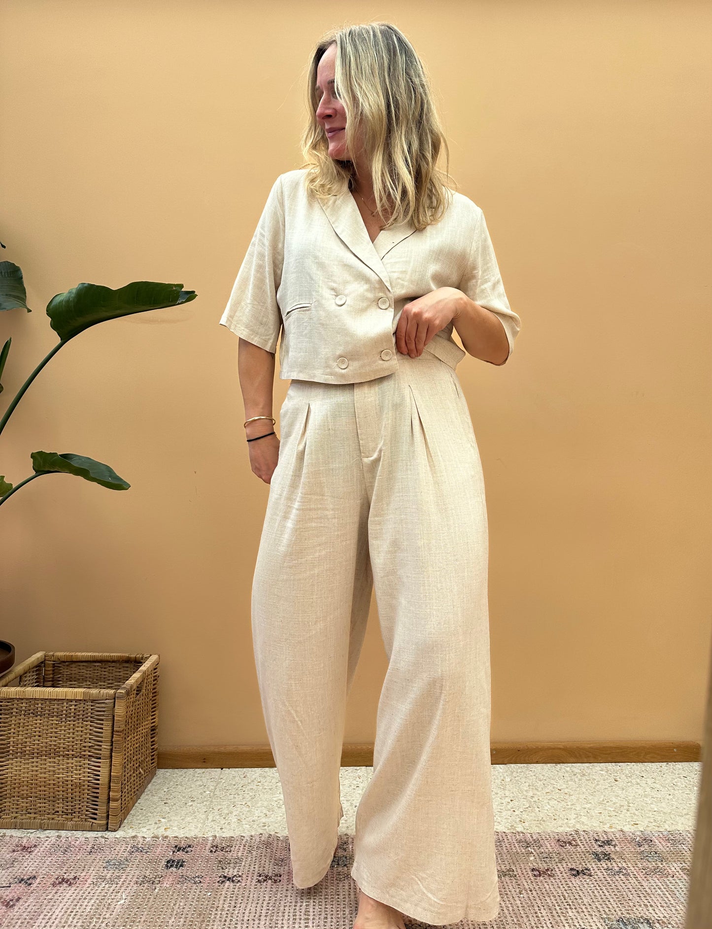 Eppo - beige zomer pantalon