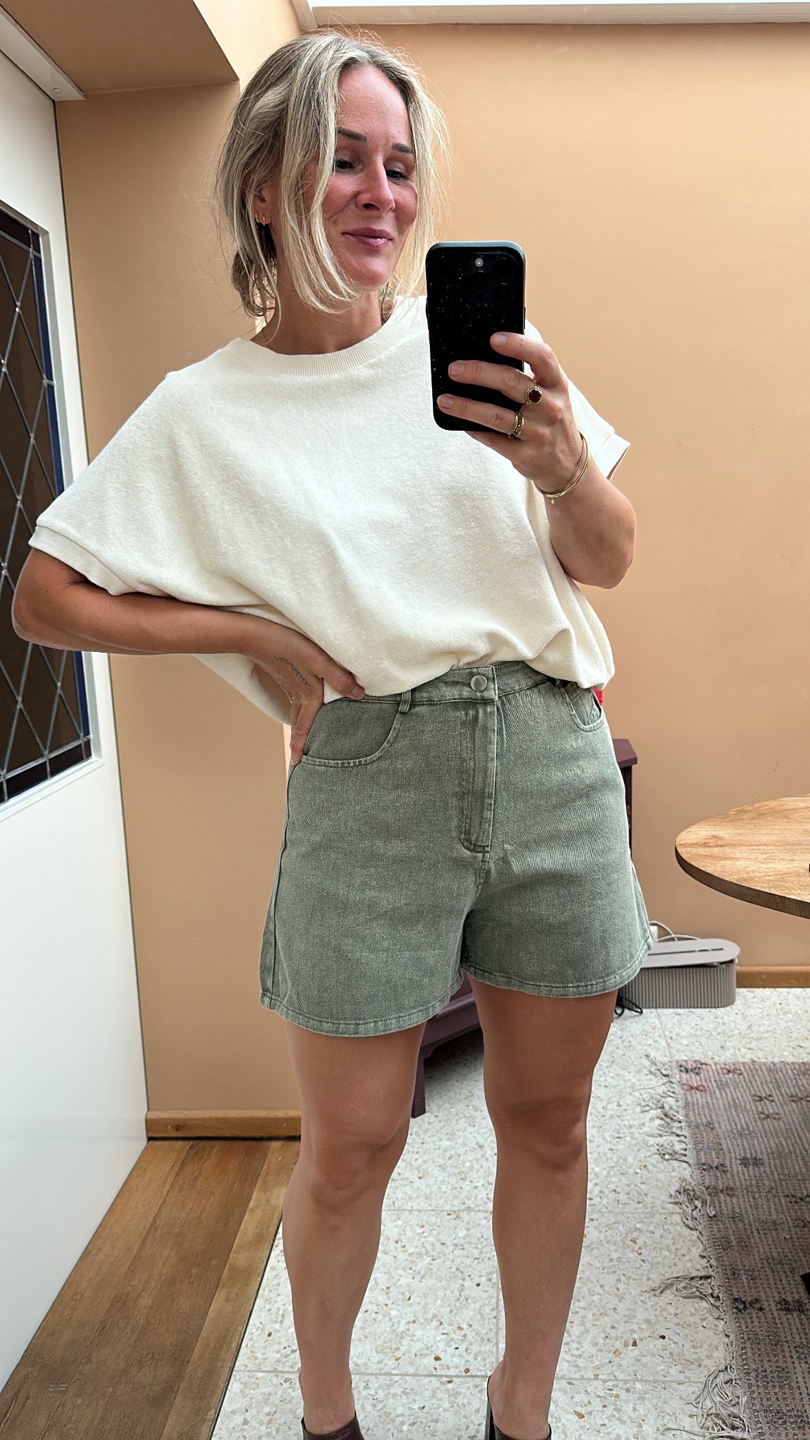 Hailey - shortje groen