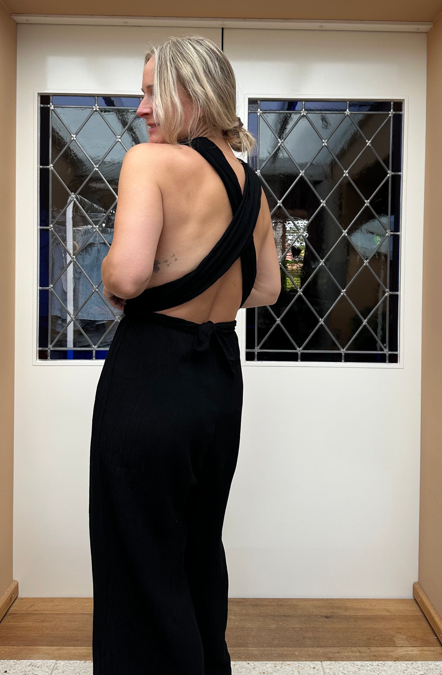 Farou - jumpsuit zwart