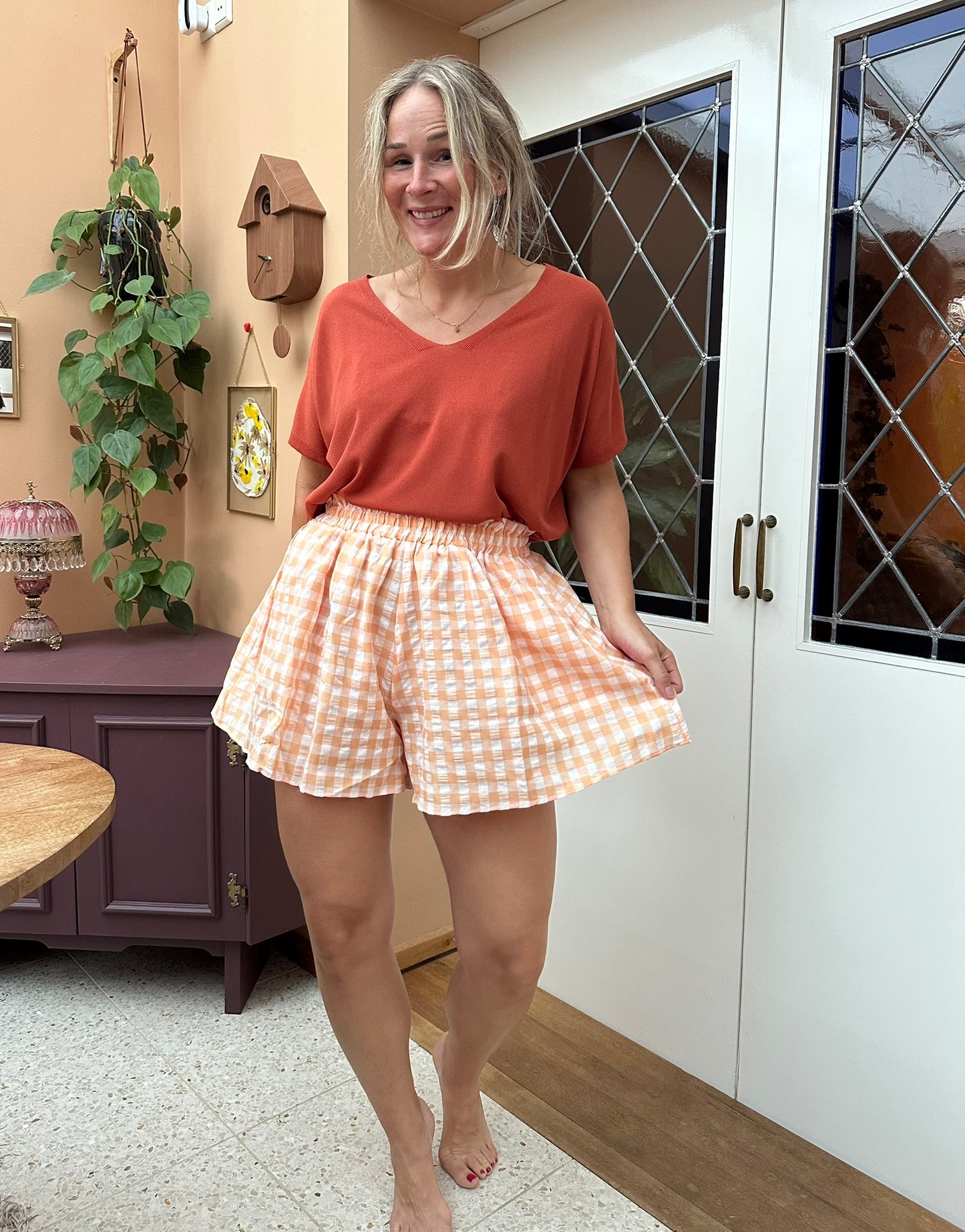 Hind - ruiten shortje