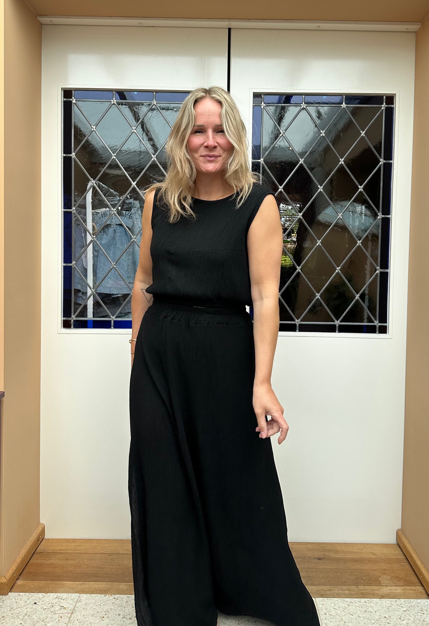 Fab - top en rok combinatie zwart