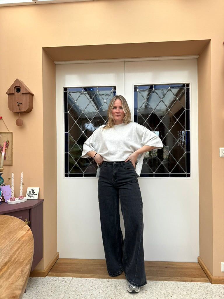 Barnes - grijze wideleg jeans