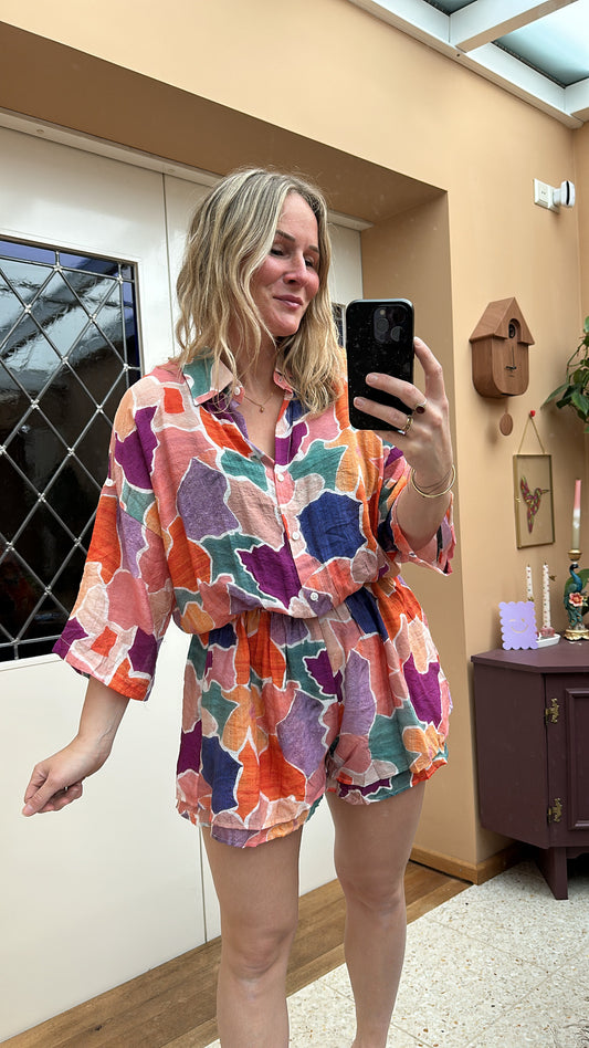 Dilas- playsuit kleurrijk