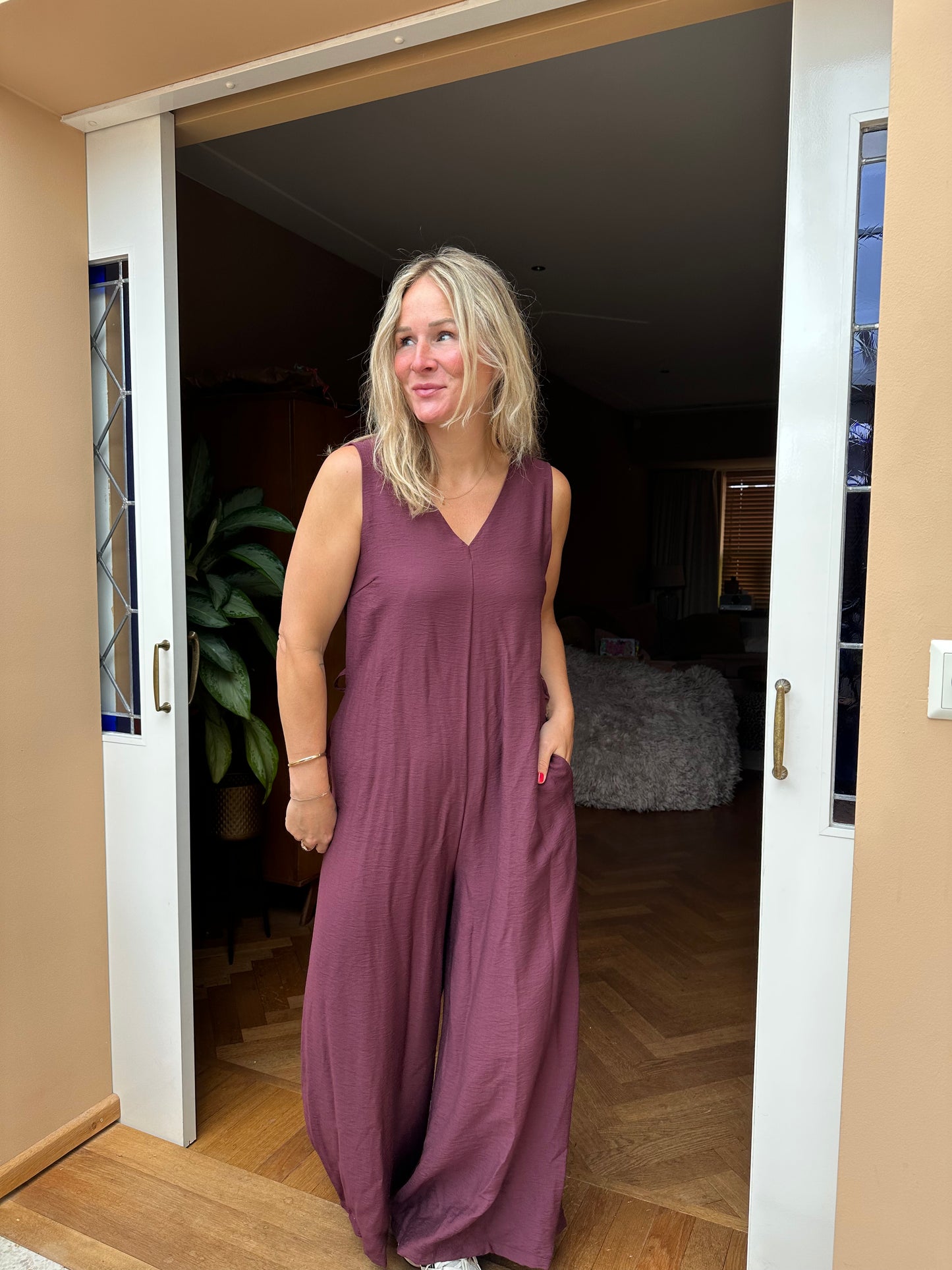 Farwa - jumpsuit bordeaux