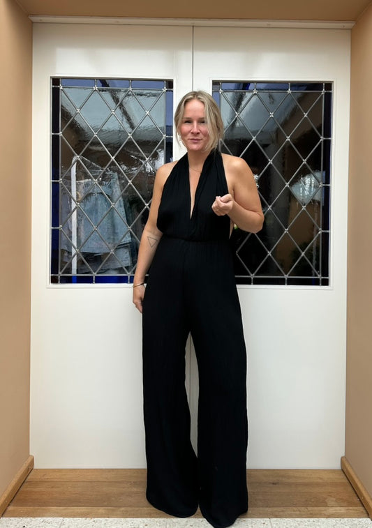 Farou - jumpsuit zwart