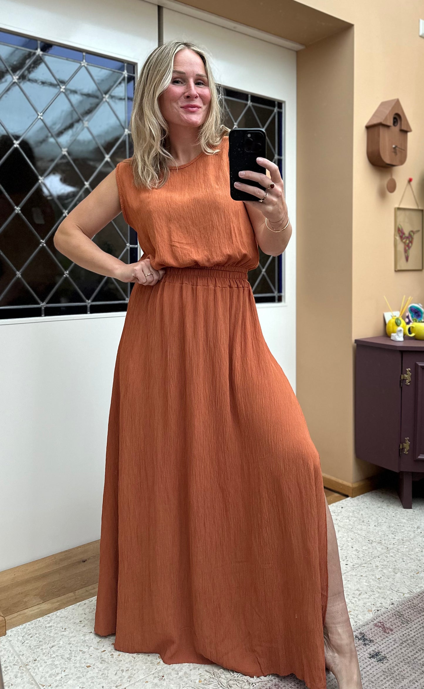 Fab - top en rok combinatie terra