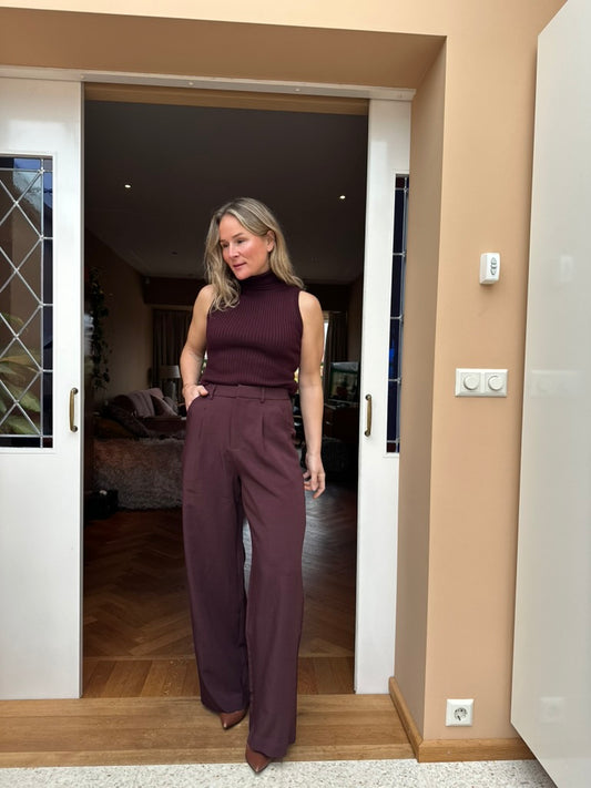 Great - bordeaux pantalon