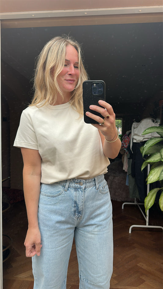 Oni - zacht shirtje crème