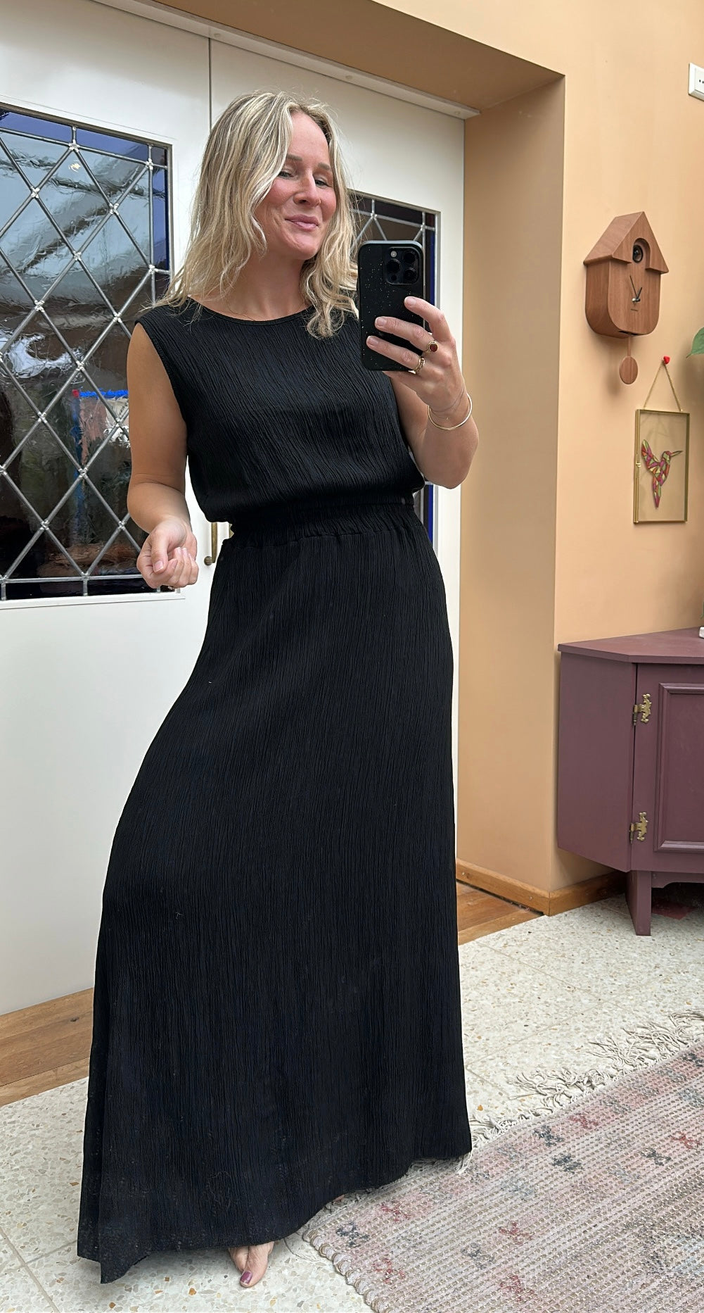 Fab - top en rok combinatie zwart