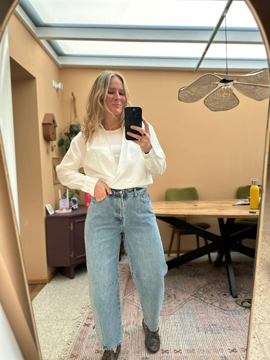 Brandy - Blauwe ballon jeans