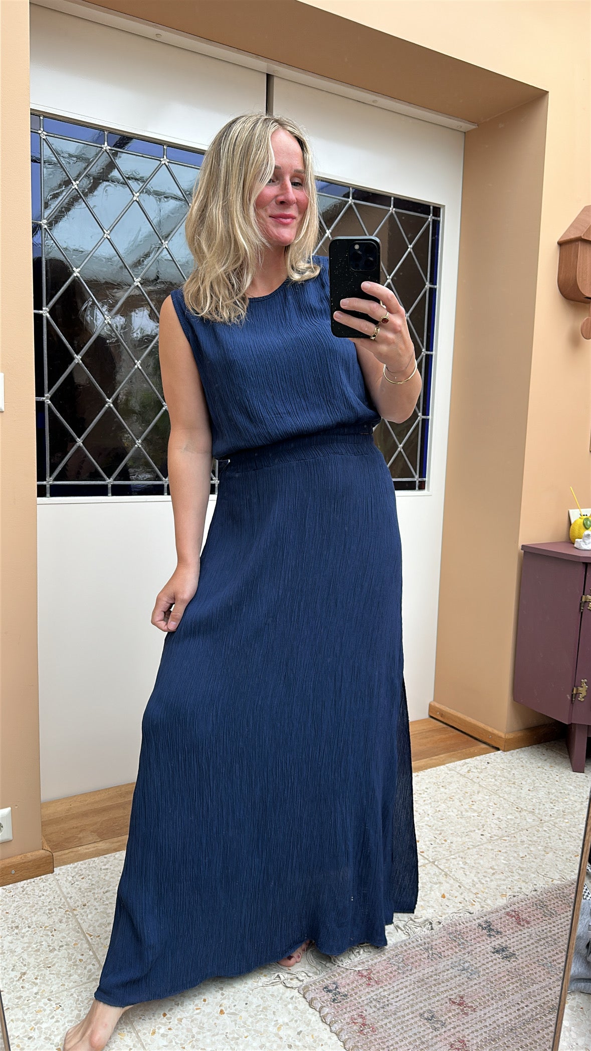 Fab - top en rok combinatie donker blauw