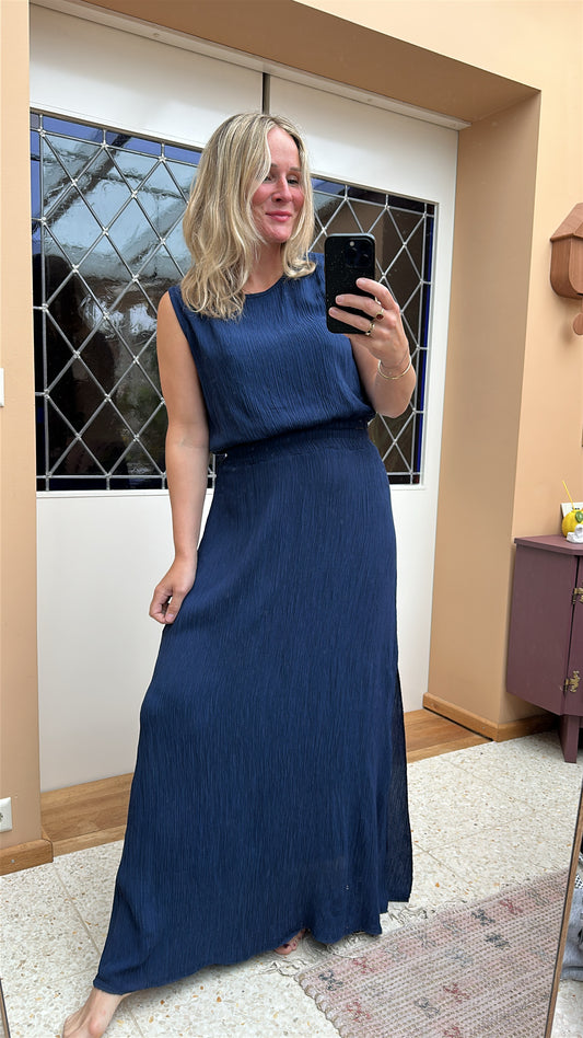 Fab - top en rok combinatie donker blauw