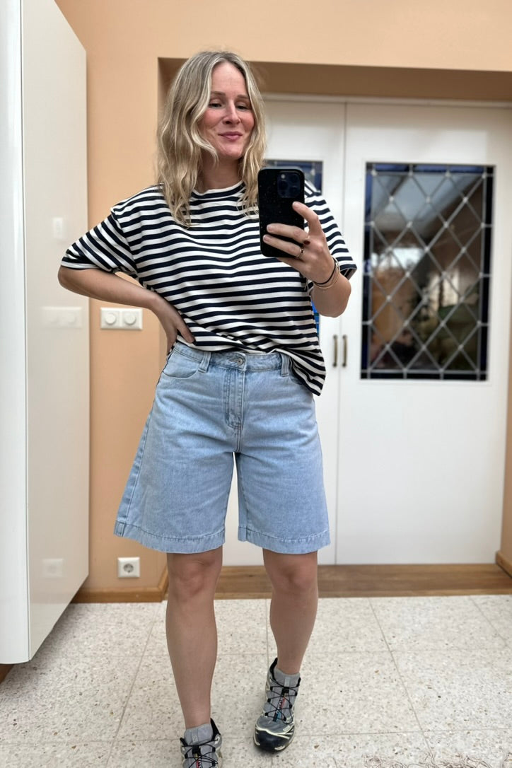 Victus - denim short lang