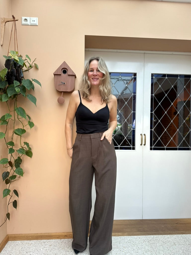 Great - taupe pantalon