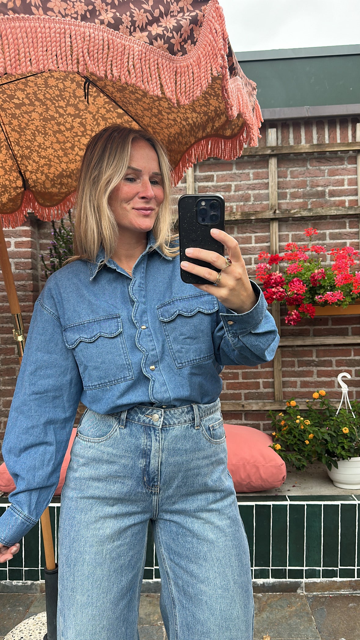 Ilvy - denim shirt