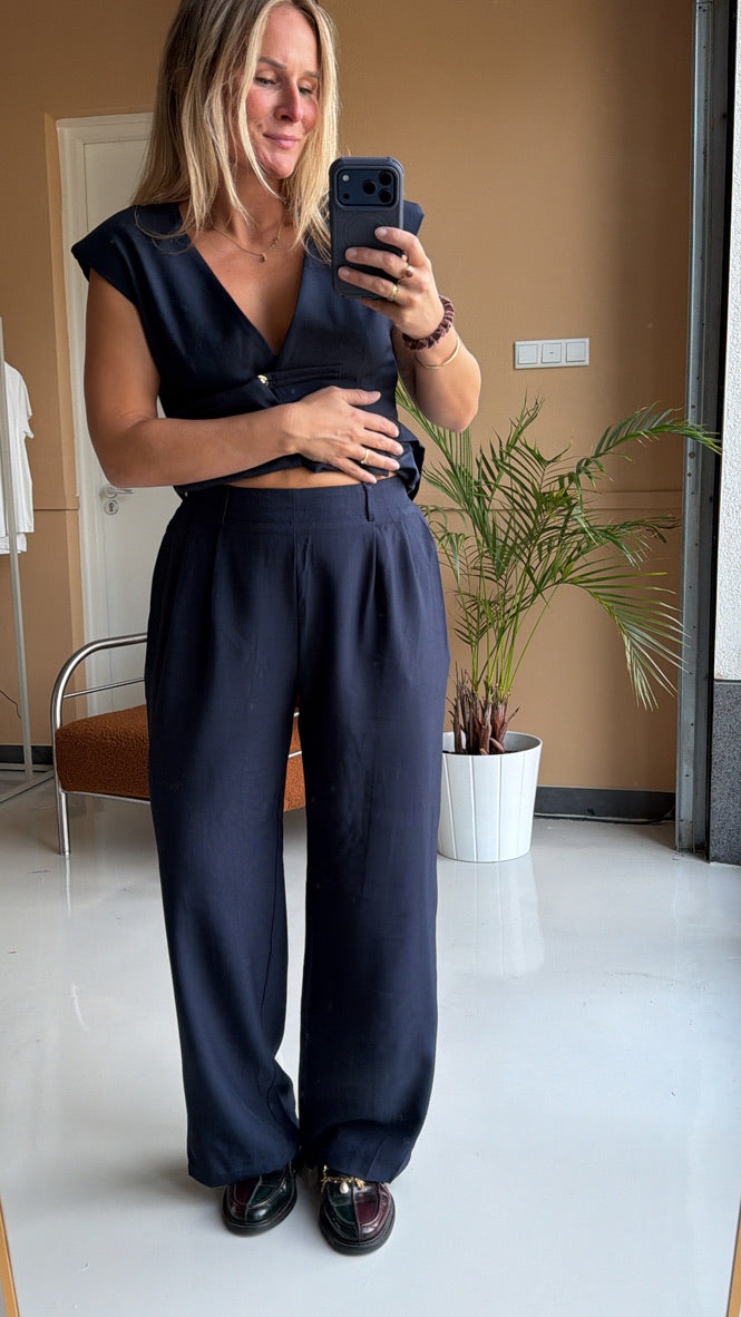 Joya - blauwe pantalon
