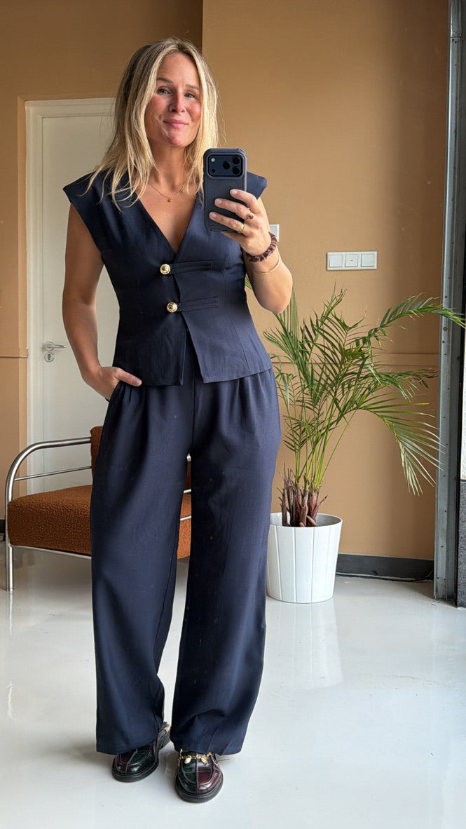 Joya - blauwe pantalon