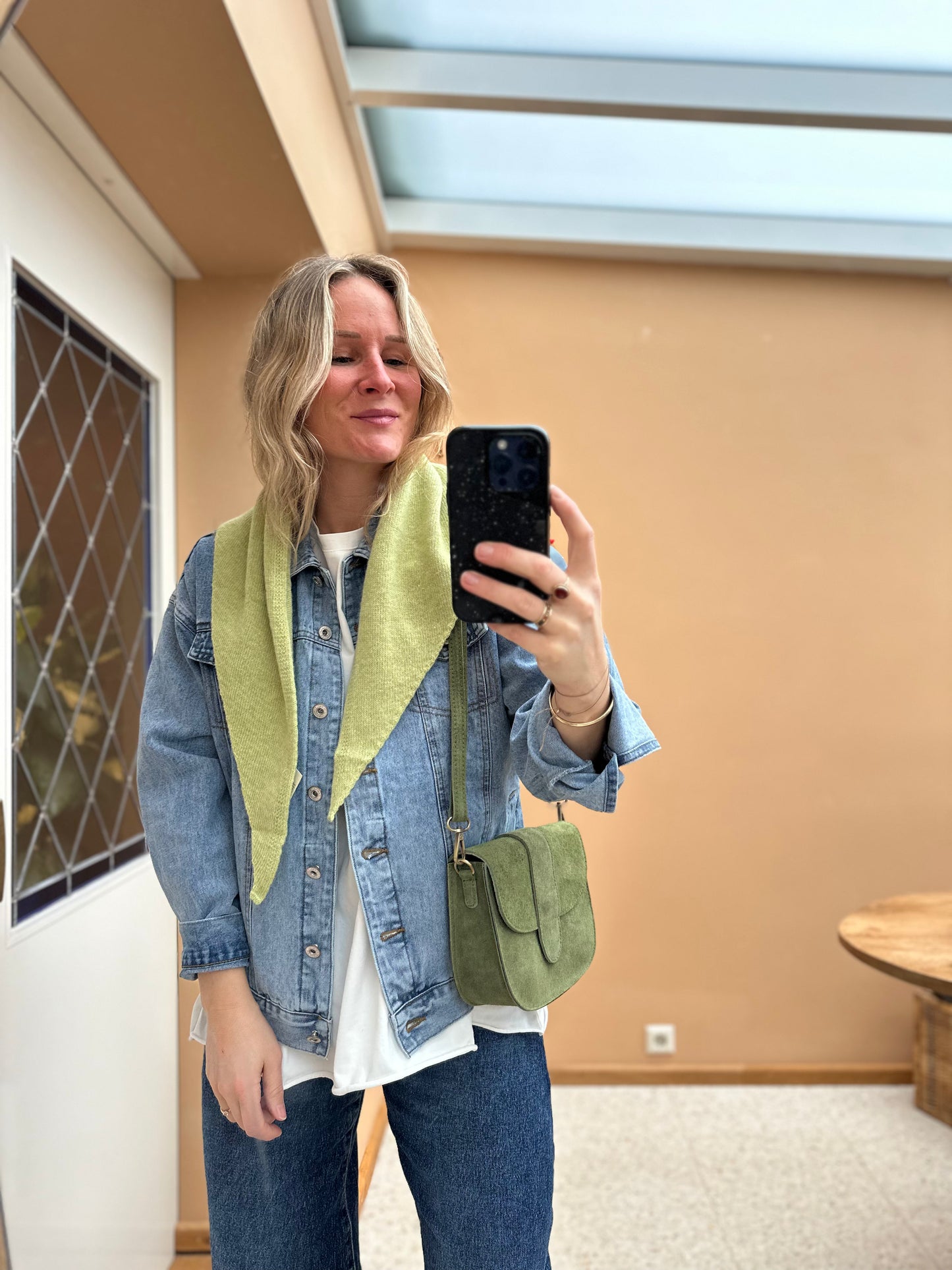 Kaia - sjaaltje groen