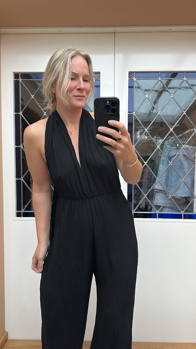 Farou - jumpsuit zwart