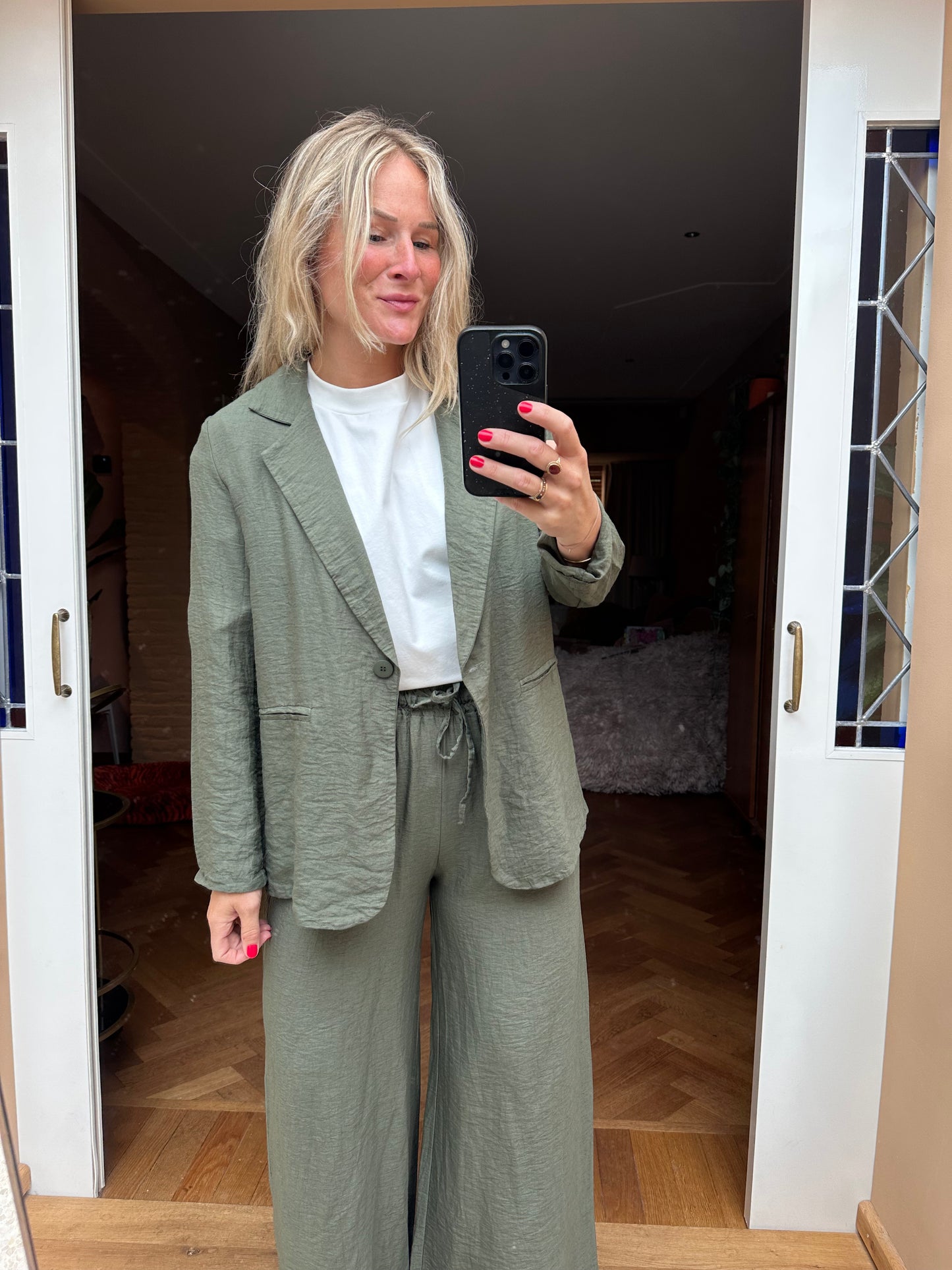 Fiori - groene blazer met broek