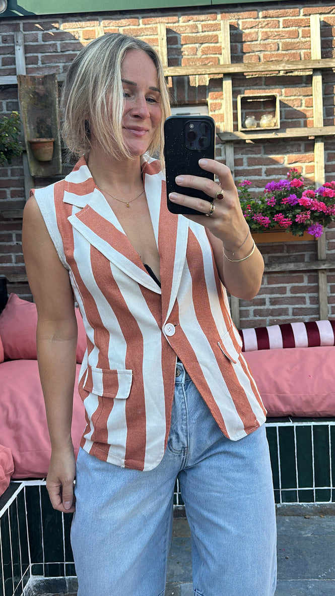 Gonja - strepen gilet