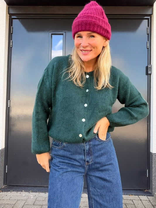 Lois - donker groen vest