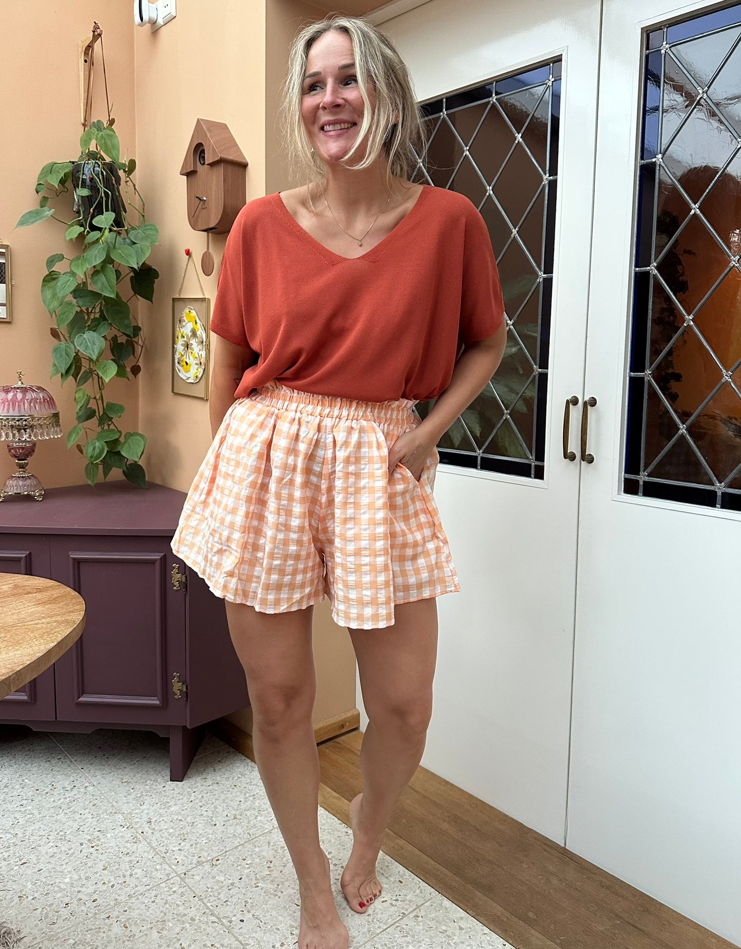 Hind - ruiten shortje