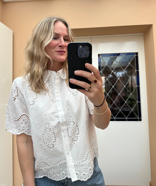 Dens - wit blousje embroidery