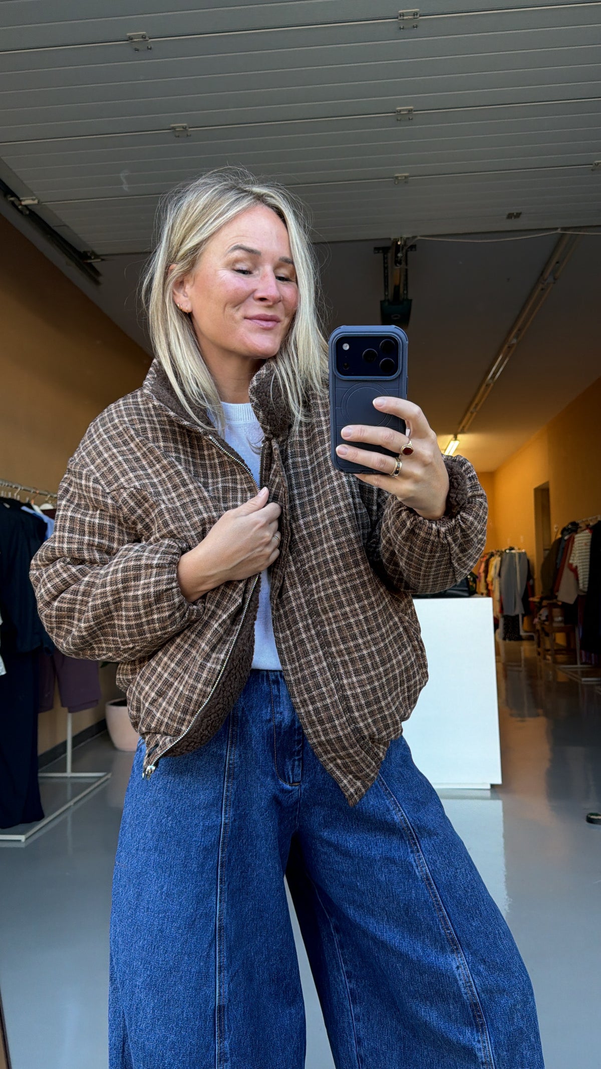 Kenzi - ruiten/teddy bomber