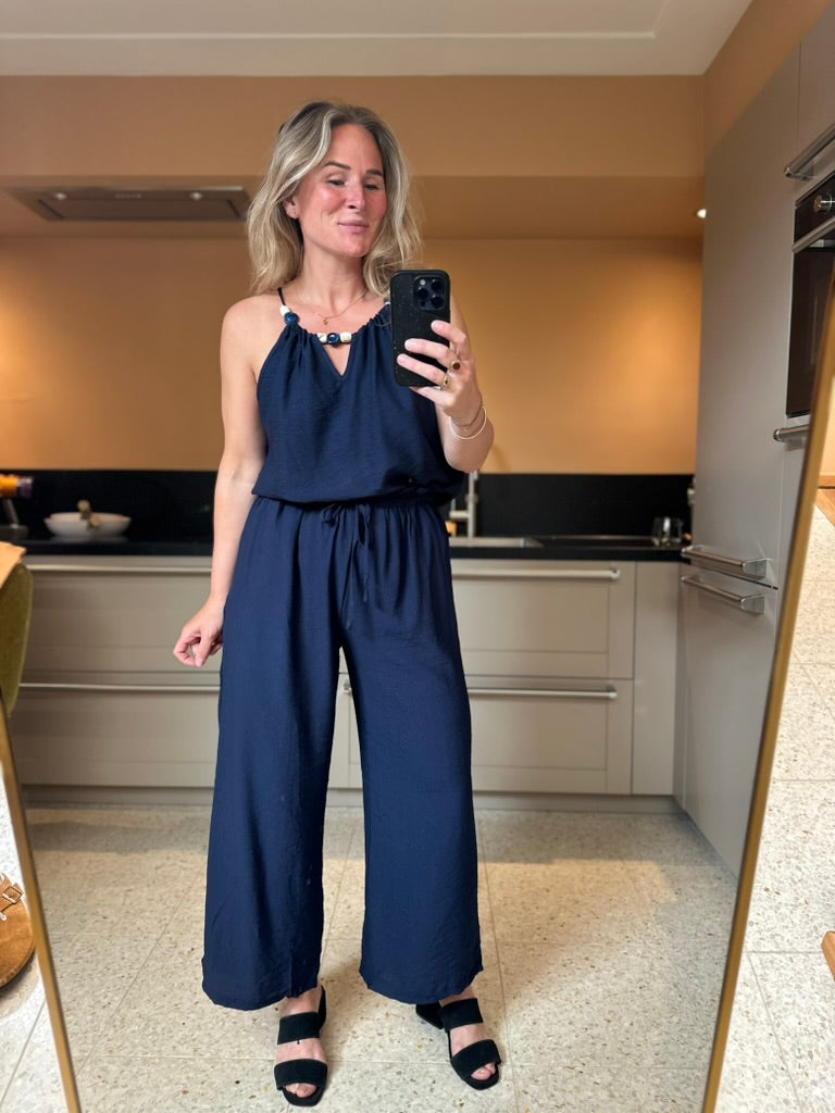 Esmee - donker blauwe luchtige broek