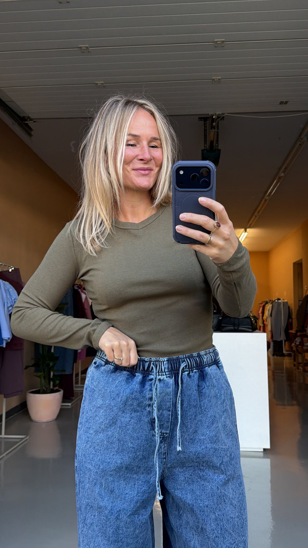 Kaat - groene longsleeve