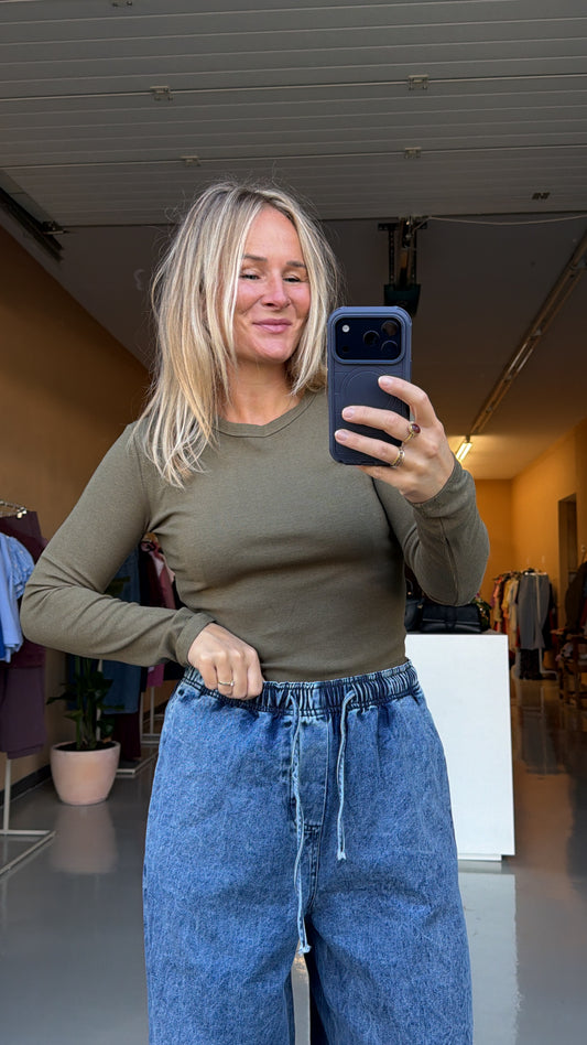 Kaat - groene longsleeve