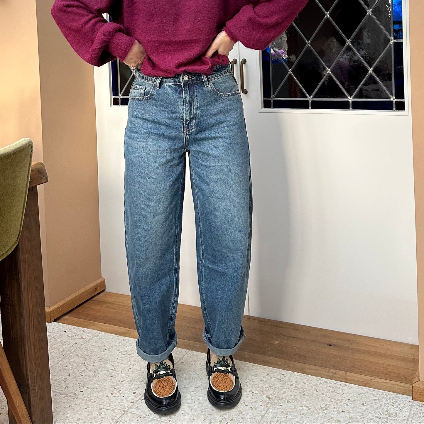 Lara - mom jeans high waist