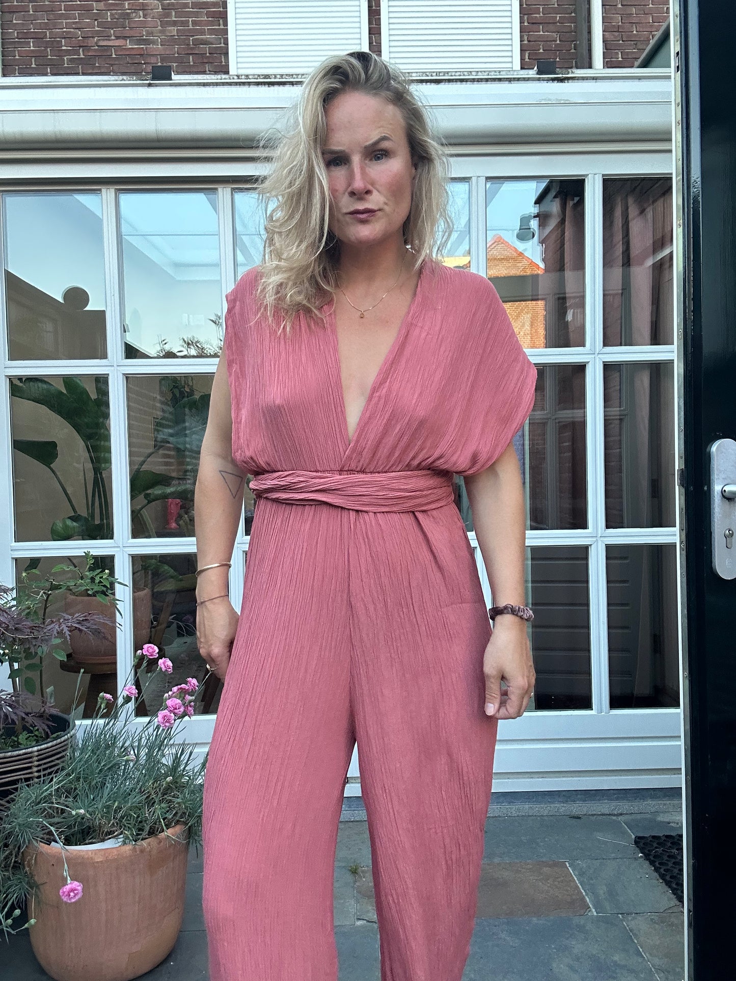 Farou - jumpsuit roze