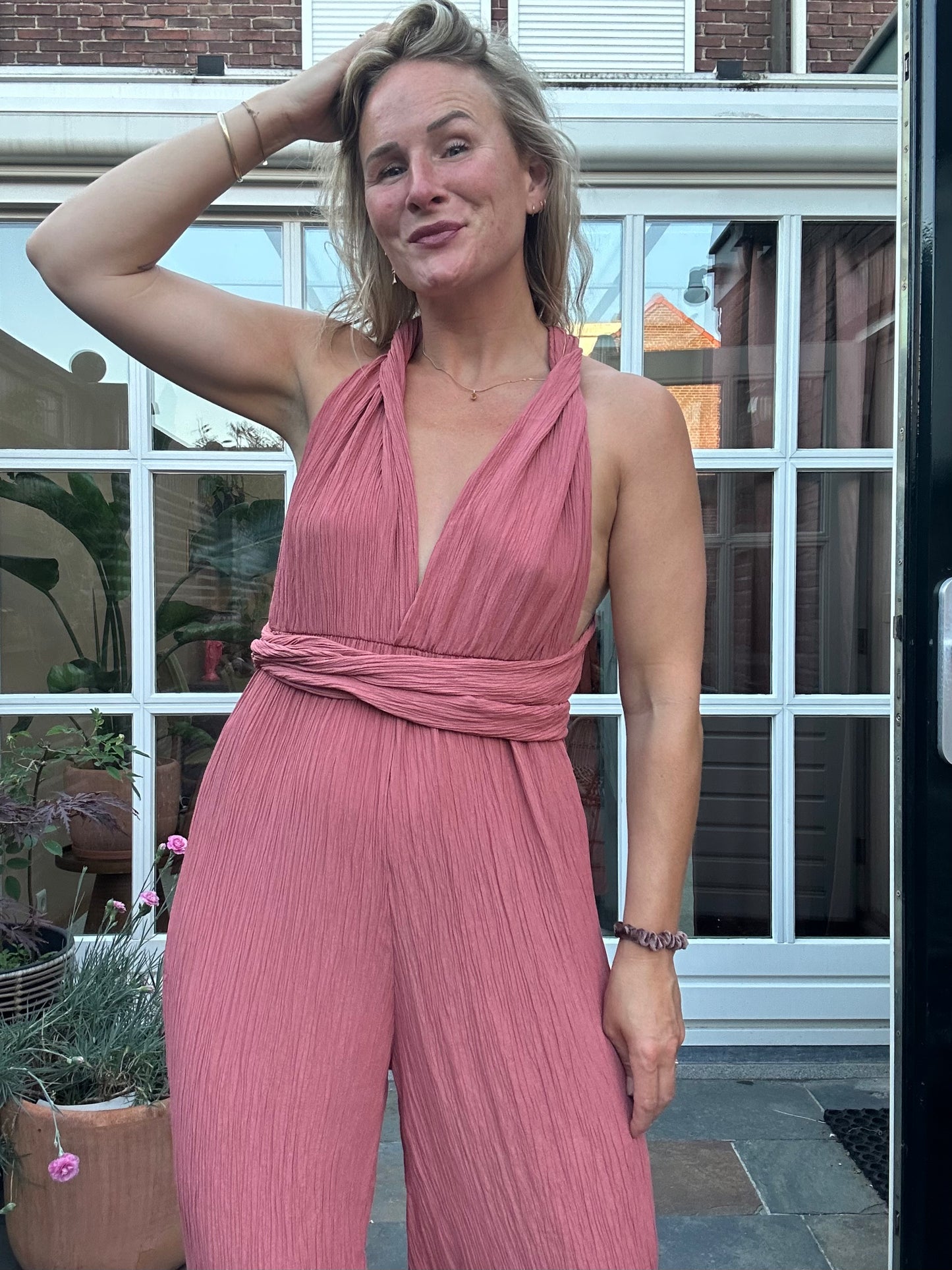 Farou - jumpsuit roze