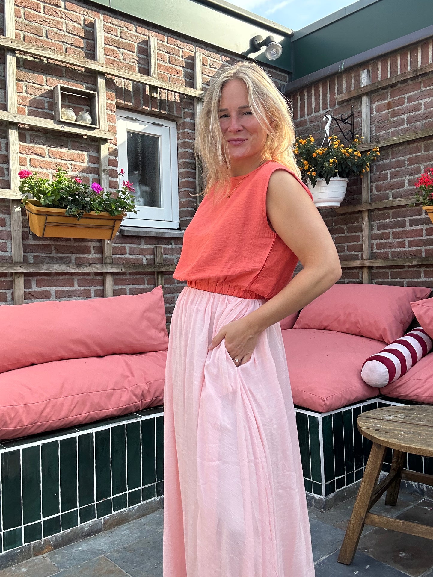 Franka - zacht roze flowy rok