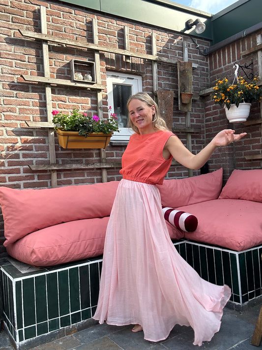 Franka - zacht roze flowy rok
