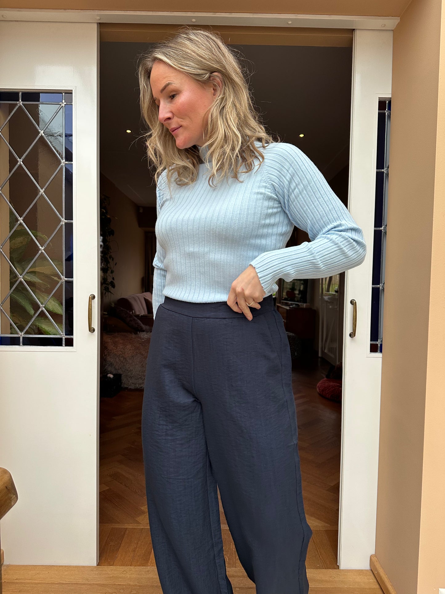 Bilea - gebreid truitje licht blauw