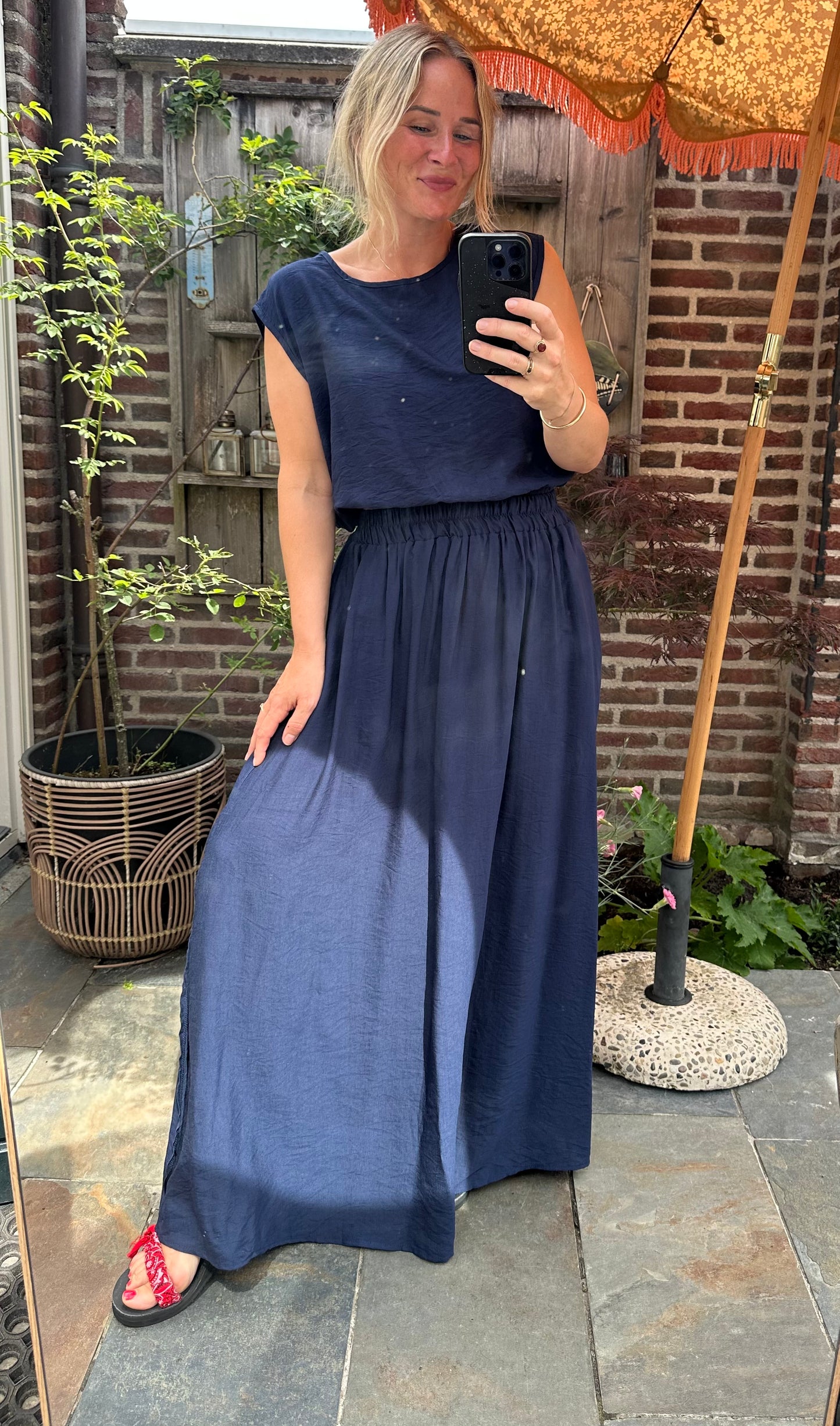 Fab - top en rok combinatie blauw