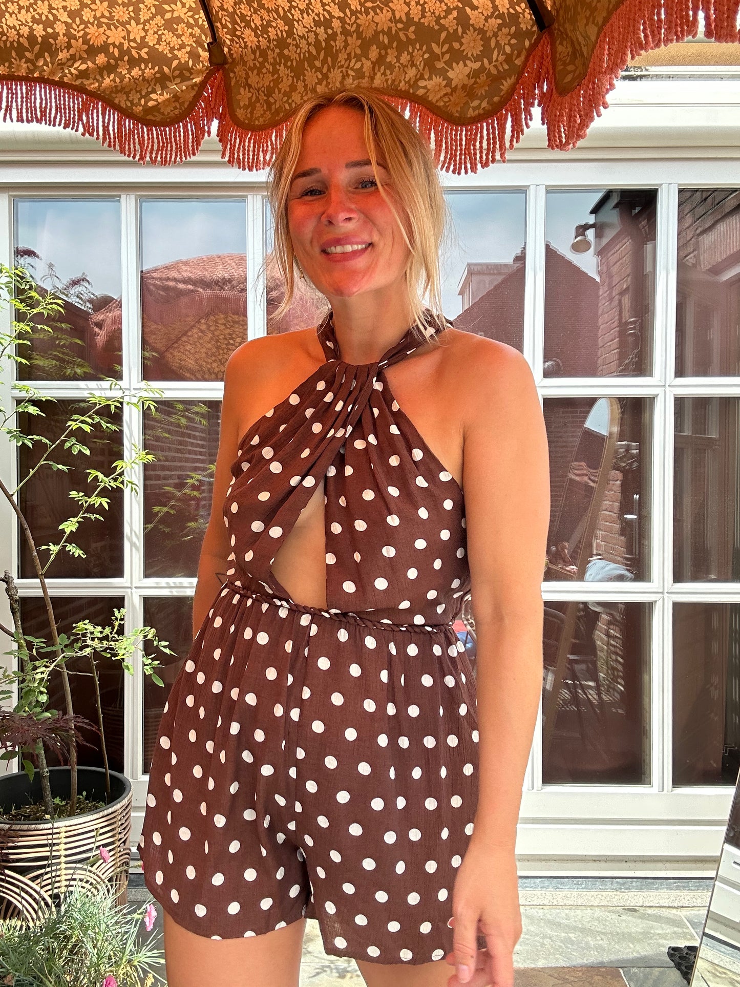 Giulia - stippen playsuit
