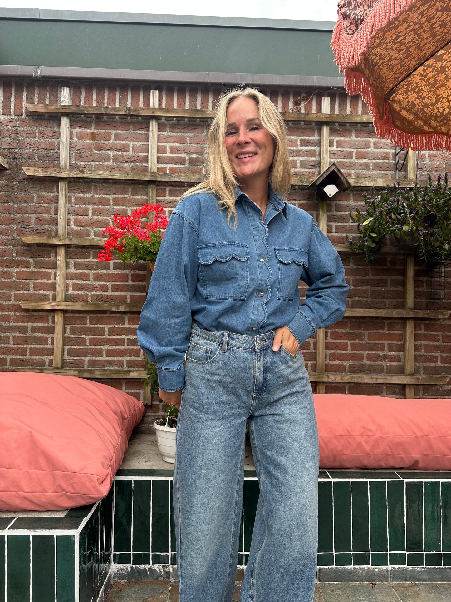Ilvy - denim shirt