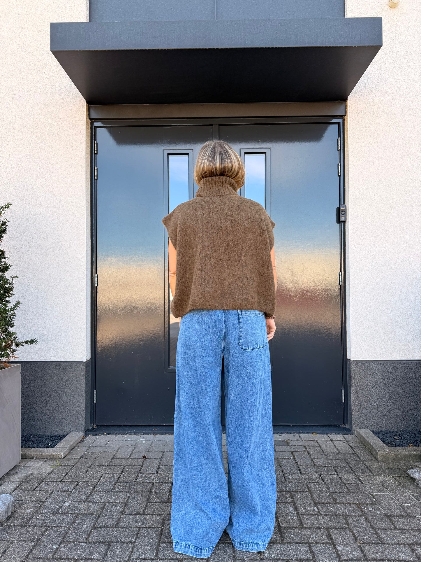 Kenza - wijde jeans elastieken band