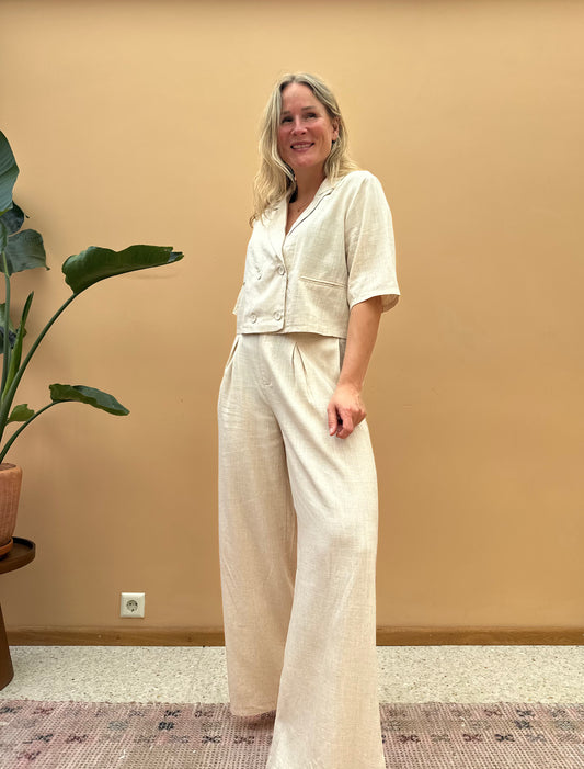 Eppo - beige zomer pantalon