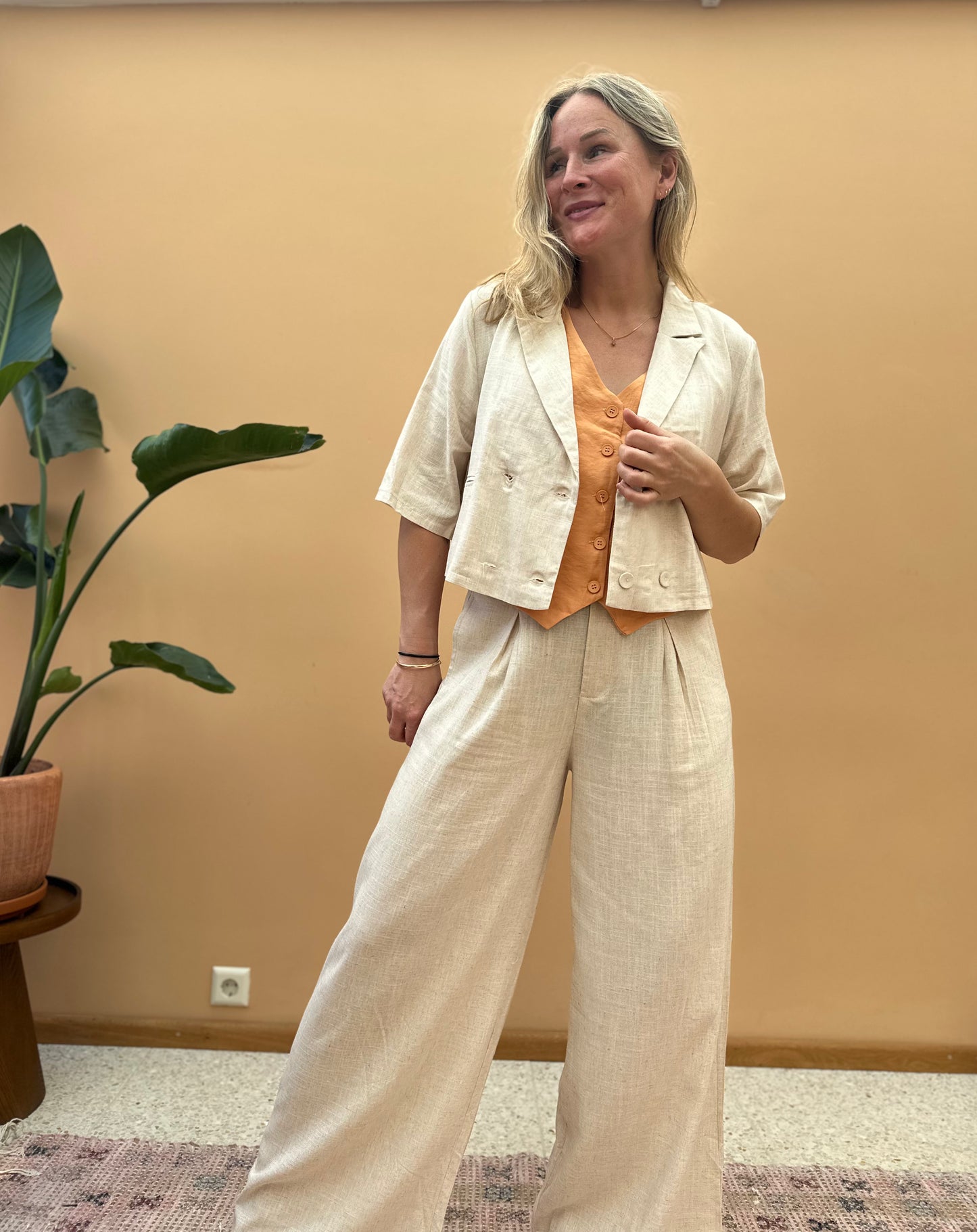 Eppo - beige zomer pantalon