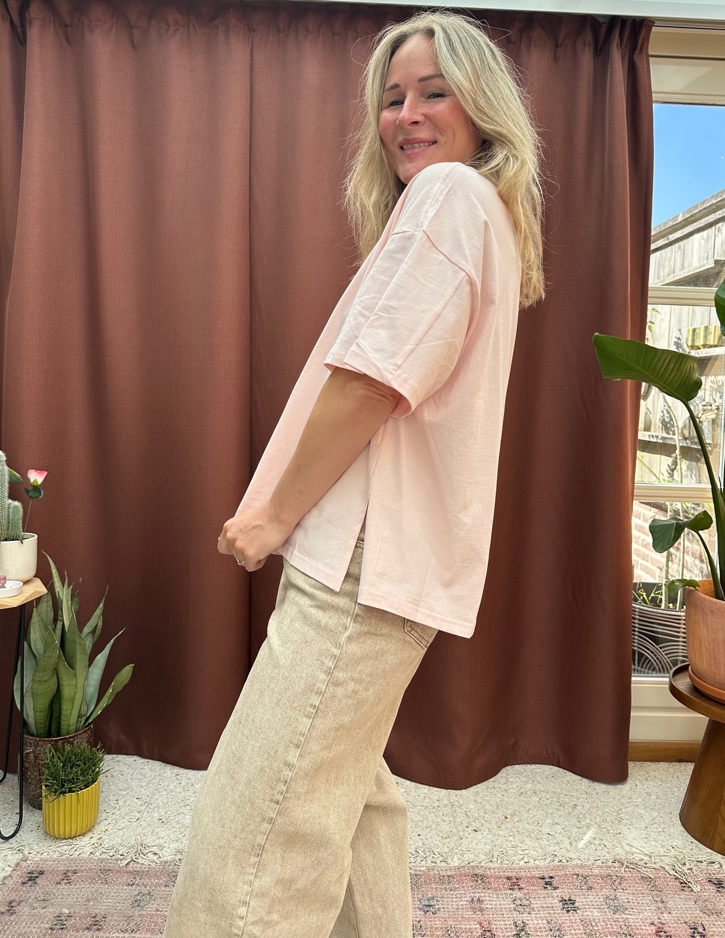 Esra - licht roze t-shirt